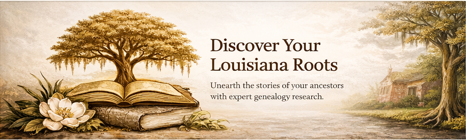 Discover Your Louisiana Roots — Expert genealogy research by Unclaimed Ancestry